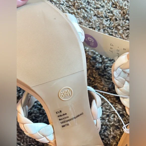 NWT • A New Day • Women's Basil Braided Mule Heel • 6.5W + 6.5 • Multicolored - Picture 4 of 8